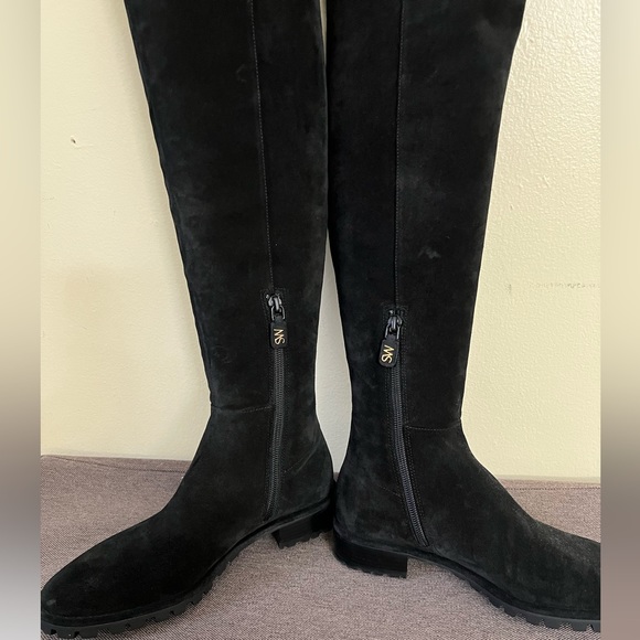 STUART WEITZMAN Amber Suede Over The Knee Boots - Picture 10 of 16
